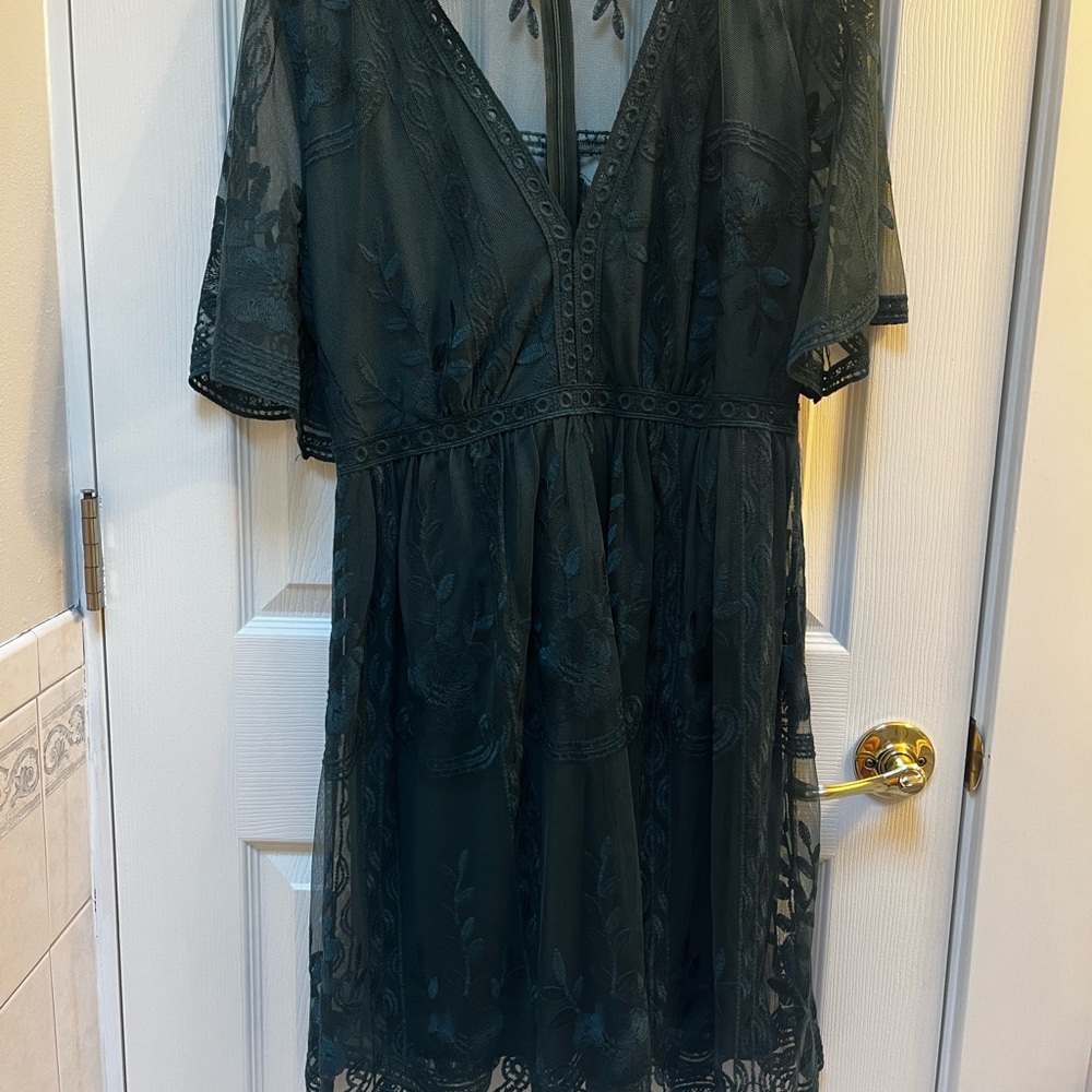 Bella Ella Light My Fire Midi Dress